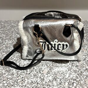 Juicy Couture Silver and Black Bag